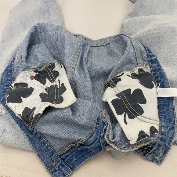 LUCKY BRAND Sienna Slim Boyfriend Cropped Jeans size 10 - Picture 6 of 12